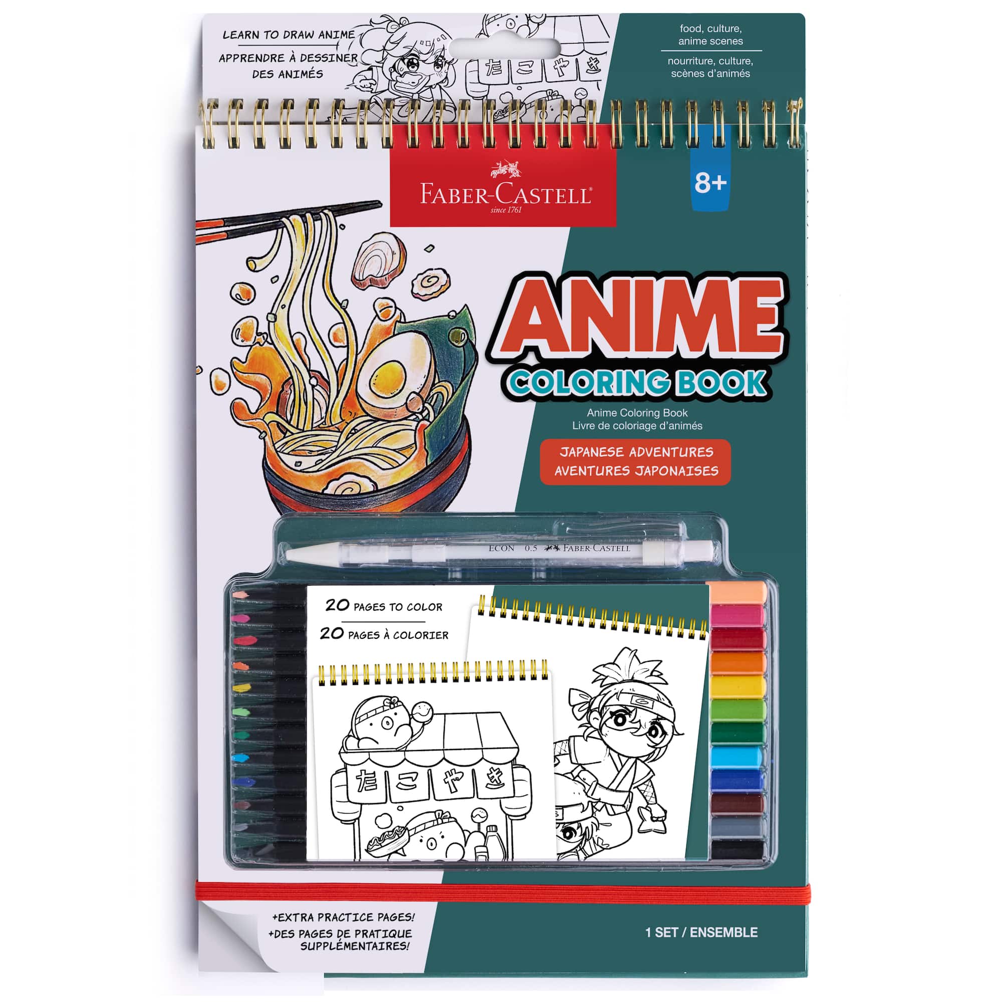 Faber-Castell® Japanese Adventures Anime Drawing Kit